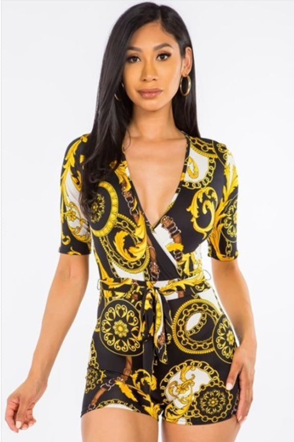 CHLOE V NECK ROMPERS | gulatilaw.com